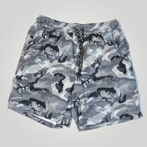 Camouflage Shorts Black/Gray George Sz M (32-34)
